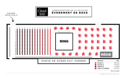 Plan de salle - Boxe - FR