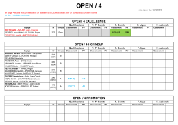 OPEN / 4 - Bridge Club Mennecy