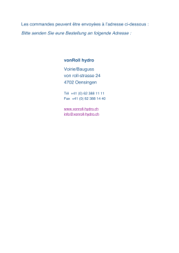 Les commandes peuvent &ecirc;tre envoy&eacute;es &agrave; lʼadresse ci