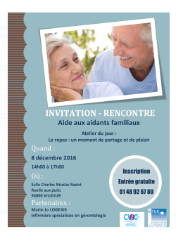 invitation - rencontre