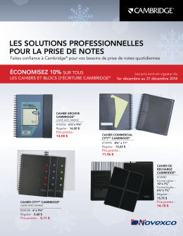 les solutions professionnelles pour la prise de notes