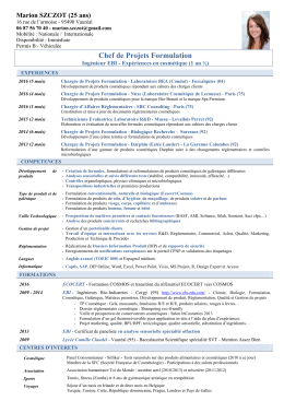 Voir le CV