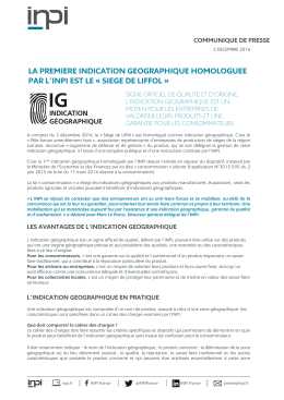 T&eacute;l&eacute;charger le communiqu&eacute; de presse