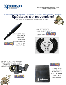 Profitez d`offres exclusives sur des pièces et produits de