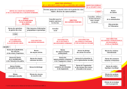 Organigramme de la DGSCGC