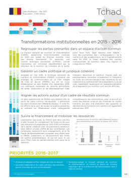 priorités 2016-2017 - Scaling Up Nutrition