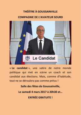 Le candidat - Mairie de Goussainville, 28410