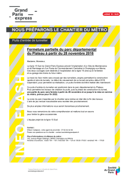 Fermeture partielle du parc d&eacute;partemental du - Val-de