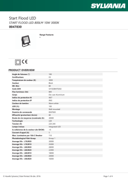 START FLOOD LED 800LM 10W 3000K