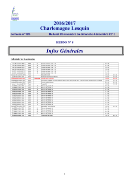 HEBDO Charlemagne - Coll&egrave;ge Charlemagne Lesquin