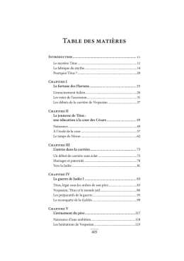 Table des mati&egrave;res - Editions Ellipses
