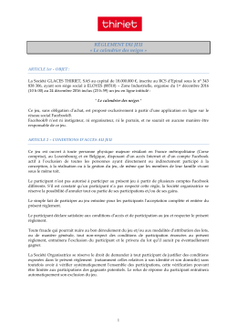 R&egrave;glement du jeu