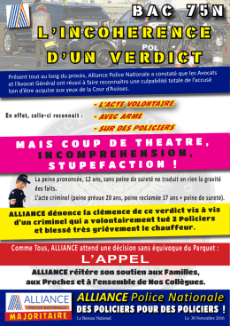 T&eacute;l&eacute;charger - Alliance Police Nationale