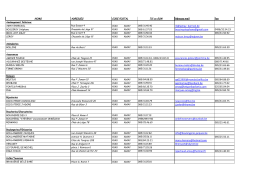 Liste des commer&ccedil;ants