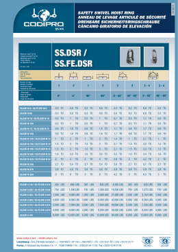 C&aacute;ncamo SS..DSR / SS.FE.DSR. Anillo de elevaci&oacute;n con doble
