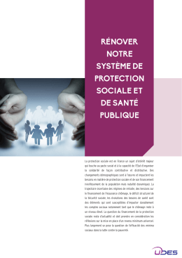 rénover notre système de protection sociale et de santé