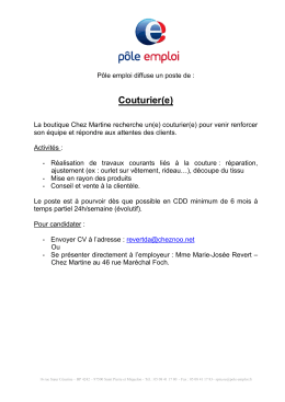 Couturier(e) - Cheznoo.net