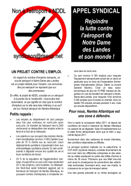 nddl-appelsyndical - CADE : Collectif des Associations de Défense