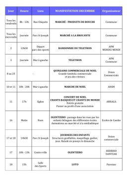 Programme DECEMBRE 2016 - Cambo-les