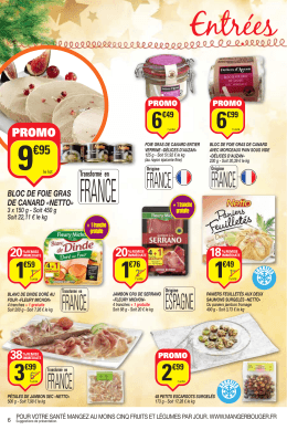 Entrées FRANCE