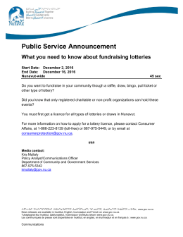 Public Service Announcement