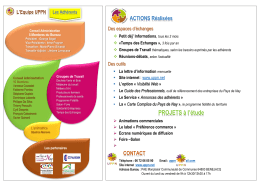 L`organigramme et le programme d`actions 2017 - UPPN