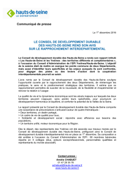 Communiqué en PJ - Conseil départemental des Hauts-de