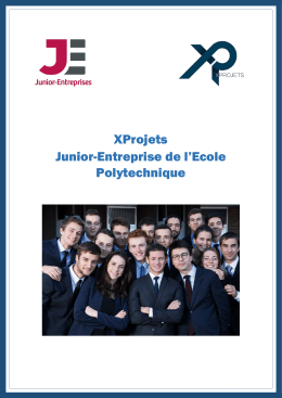 XProjets Junior-Entreprise de l`Ecole Polytechnique