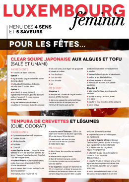 Télécharger nos recettes