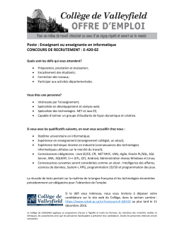 E-420-02 - R&eacute;seau Info &Eacute;ducation AMEQ en ligne