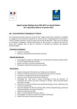 contrat urbain de cohesion sociale