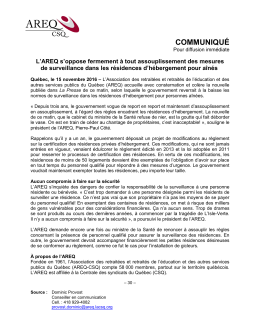 AREQ (CSQ) : Association des retrait&eacute;es et retrait&eacute;s de l`&eacute;ducation