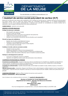T&eacute;l&eacute;charger la fiche de poste