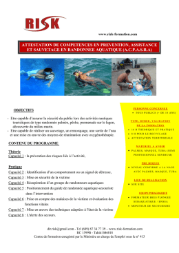 T&eacute;l&eacute;charger le programme PDF de cette formation - Risk