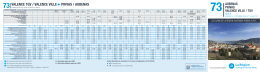 Fiche horaire ligne 73