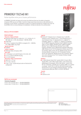 primergy tx2540 m1