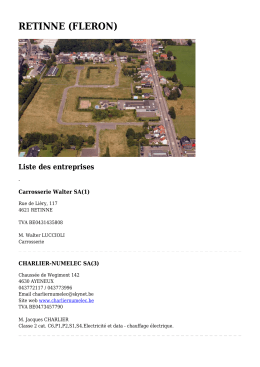SPI.be - Liste entreprises