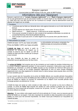 Epargne logement - informations clés pour l`épargnant