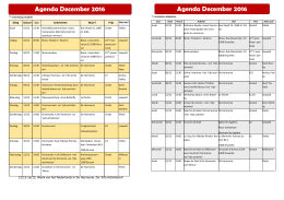 Agenda - De Harmonie