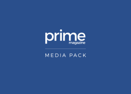 media pack - Prime Magazine