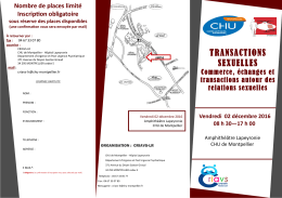 transactions sexuelles - CRIAVS