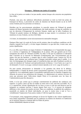 annexe 6 - Ligue des droits de l`Homme