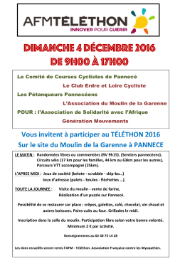 voir l`affiche - Moulin de la Garenne