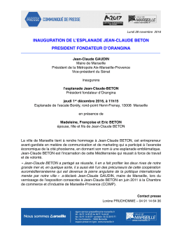 Dominique TIAN - Ville de Marseille