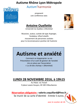 Affiche conférence anxiété