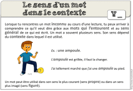 Vocabulaire