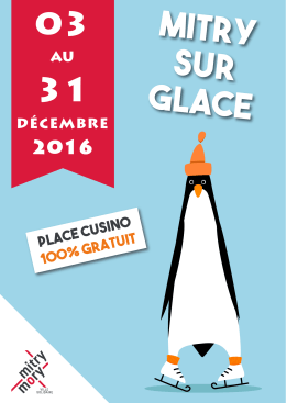 PATINOIRE 2016 Flyer