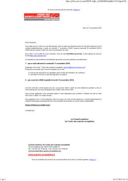Élections dans les Conseils régionaux et les comités départementaux
