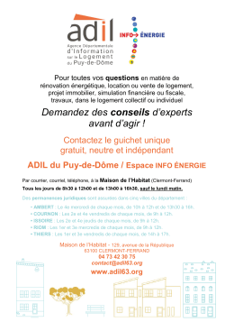 Cr&eacute;&eacute;e en 1982, &agrave; l`initiative des &eacute;lus d&eacute;partementaux et du