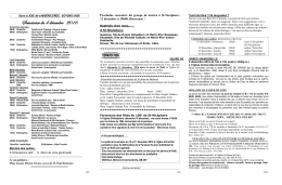 Appelés, unis, envoyés… - Le Semainier paroissial